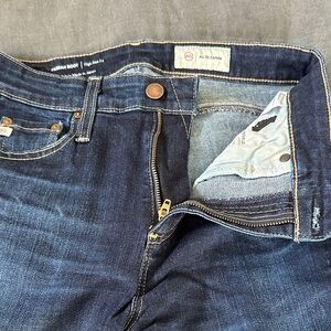 AG Adriano Goldschmied Dark Blue “Farrah Boot” Flare Jeans